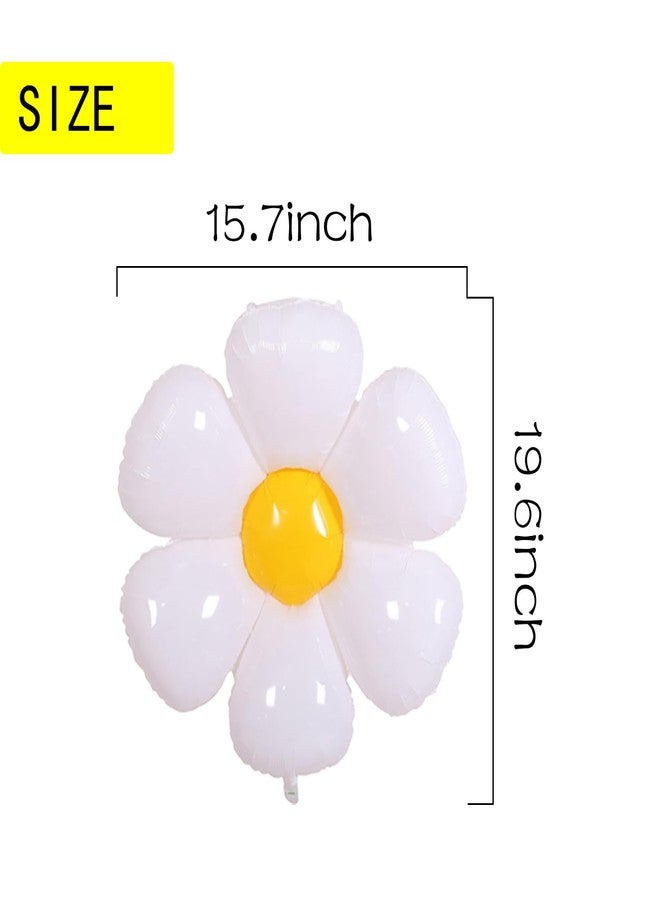 BIEUFBJI 20 Pieces Daisy Balloons, Daisy Balloons, for Daisy Birthday Decorations, Baby Shower, Wedding, Baby Shower - Image 2